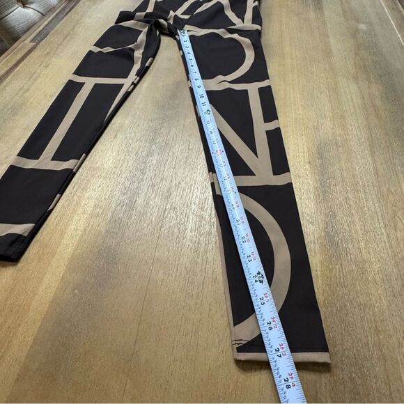 Totême Monogram Leggings Size Small Brown - Picture 10 of 12